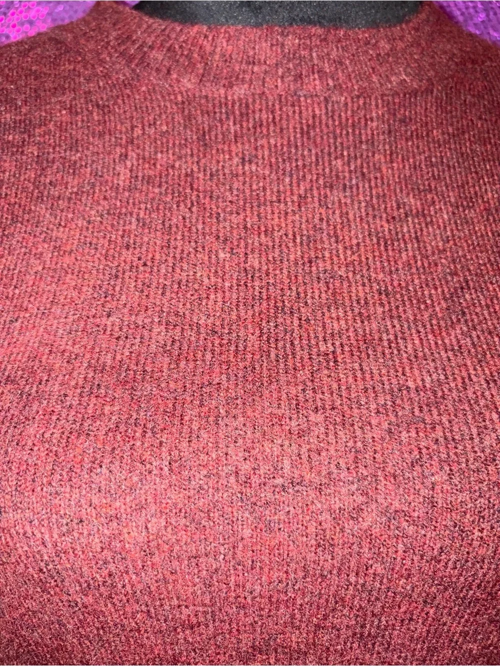 🆕💜 J.Crew NWT Burgundy Cowl Neck Knit Sweater Women’s XS Soft Wool Blend